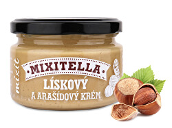 Mixitella - Lískové ořechy & arašídy 250 g - SLEVA - KRÁTKÁ EXPIRACE 3. 11. 2022