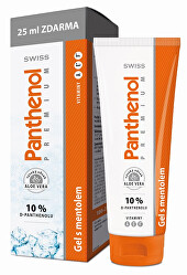 Panthenol 10% Swiss Premium gel s mentolem 100+25 ml