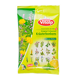 VITALP bylinné bonbony citron+ meduňka 75 g