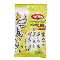 VITALP bylinné bonbony citron+ meduňka bez cukru 75 g