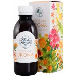 URONA bylinný sirup na močové cesty s brusinkami 200 ml