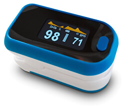 Pulzní oxymetr M-130 OLED modrobílý
