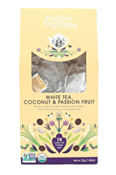 Bílý čaj s kokosem a passion fruit 15 pyramidek sypaného čaje