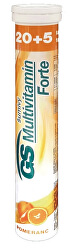GS Multivitamin Šumivý Forte Pomeranč 20+5 tablet