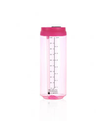Utazó palack 500 ml Transparent Pink