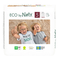 Natahovací plenkové kalhotky Naty Junior 12 - 18 kg 20 ks
