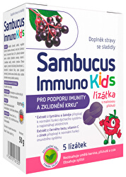 Sambucus Immuno Kids lízátka 5 ks