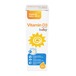 Vitamin D3 baby 400IU kapky 10 ml