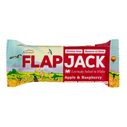 Flapjack ovesný Malina jablečná šťáva bezlepkový 80 g