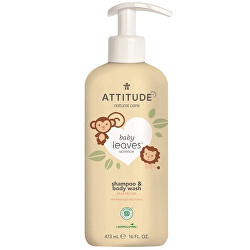 Dětské tělové mýdlo a šampon (2 v 1) Baby Leaves s vůní hruškové šťávy 473 ml NEW