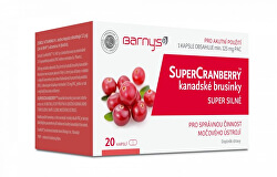 SuperCranberry kanadské brusinky SUPER SILNÉ 20 kapslí
