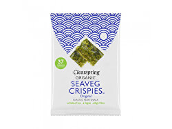 Seaveg Crispies – Křupky z mořské řasy Nori solené BIO 8 g