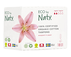 Dámske tampóny ECO by Naty - normal (18 ks)