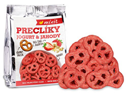 Preclíky do kapsy - Jogurtová čokoláda s jahodami 70 g