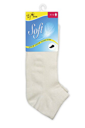 Dámské ponožky se zdravotním lemem nízké - bílé