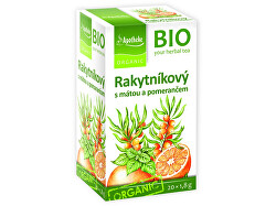 Rakytníkový čaj s mátou a pomerančem BIO 20 sáčků