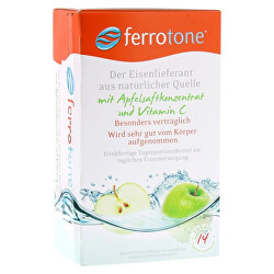 Ferrotone® 14denní balení - Jablko s vitamínem C 14 x 25 ml