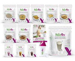 Ketonová dieta na 3 týdny (čokoláda, vanilka a jahoda) 3795 g