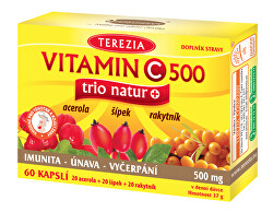 Vitamín C trio natur + 60 kapslí
