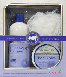 Darčeková kazeta Kozie mlieko - sprchový gél a kozí krém