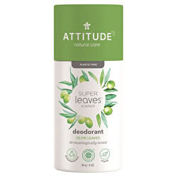 Přírodní tuhý deodorant Super Leaves olivové listy 85 g