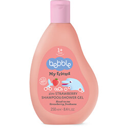 Dětský šampon a sprchový gel 2v1 jahoda 250 ml