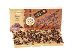 Bílá čokoláda s kakaovými boby 40% 45 g