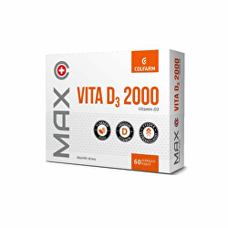 MAX Vitamín D3 2000 60 kapsúl