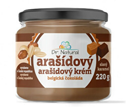 Arašídový krém belgická čokoláda slaný karamel 220 g