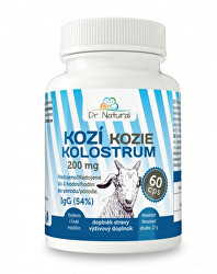 Kozí Kolostrum IgG 54% 200 mg 60 kapslí