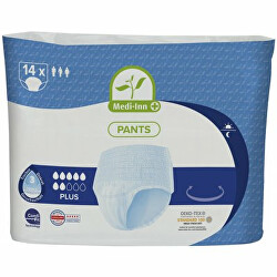 Inkontinenční kalhotky Plus 7 kapek, 14 ks XL (120 - 160 cm)