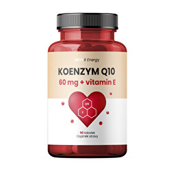 Koenzym Q10 60 mg + vitamín E Premium 90 kapslí
