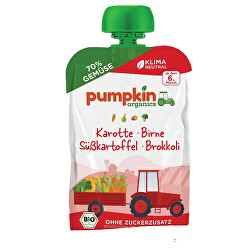 Zeleninové pyré z mrkve, batátu, brokolice s hruškou BIO 100 g