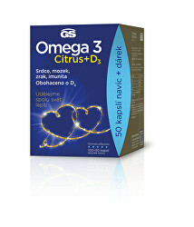GS Omega 3 Citrus + D, 100 + 50 kapsúl edície 2022