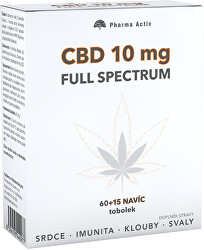 CBD 10 mg Full Spectrum 60+15 tobolek