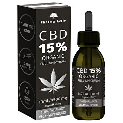 CBD 15% Organic 1500 mg Full Spectrum 10 ml