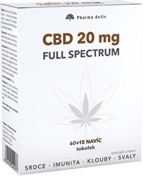 CBD 20 mg Full Spectrum 60+15 tobolek