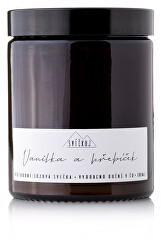 Přírodní svíčka Vanilka a hřebíček 180 ml