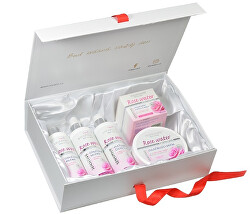 Darčekové balenie kozmetiky s ružovou vodou