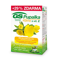 GS Pupalka Forte s vitaminem E 70 + 20 kapslí