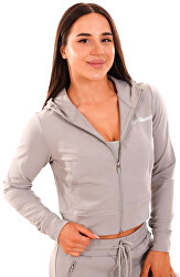 Damenkapuzenpullover Zip-up TRN Grey