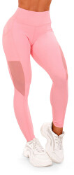 Leggings da donna Mesh Panel Pink