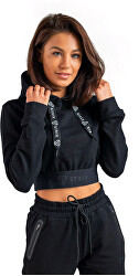 Damen-Sweatshirt Essential Black