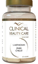 Clinical Beauty-Care L-Methio + Zinek + Chelát 60 tobolek