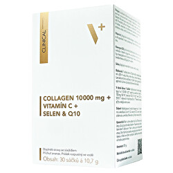 Collagen 10000 mg + vitamín C + selen + Q10 30 sáčků x 10.7 g