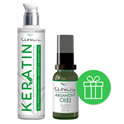 Keratin kúra 100 ml + Arganový olej 20 ml