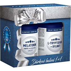Melatonin Forte Magnesium chelát 100 tablet + L-Tryptofan, bylinky 100 tablet