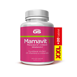GS Mamavit 1 Plánování a 1. trimestr 90 + 20 tablet XXL