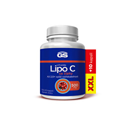 GS Vitamin Lipo C 500 mg se šípky 100 + 10 kapslí XXL