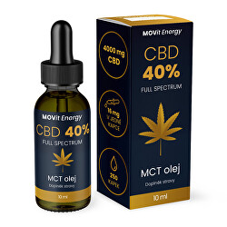 CBD 40% Full Spectrum MCT olej 10 ml